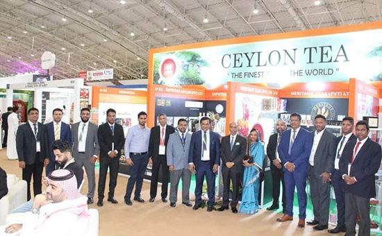 Ambassador H. E. Amza inaugurated the Ceylon Tea pavilion at the Foodex Saudi Expo 2023.