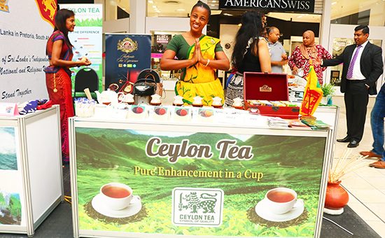 Ceylon Tea demonstration at the Brooklyn mall, Pretoria, South Africa.