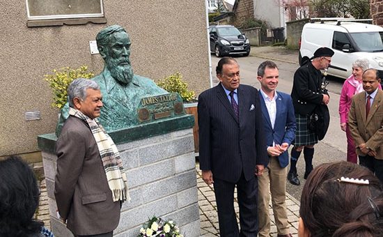 Sri Lanka Tea Board and Sri Lanka High Commission in London commorated the189th Birthday of late James Taylor- Father of Ceylon Tea on 29.03.2024 in Auchenblae